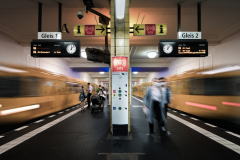 Platz 1 Monatsthema Bahn: Bärbel Brechtel U-Bahnhof