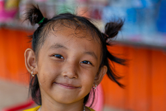 Herbert Rulf: Kinder in Laos. Fotografiert im Juli 2022