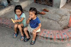 Herbert Rulf: Kinder in Laos. Fotografiert im Juli 2022