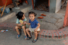 Herbert Rulf: Kinder in Laos. Fotografiert im Juli 2022
