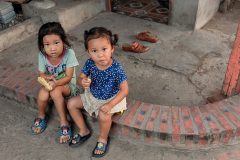 Herbert Rulf: Kinder in Laos. Fotografiert im Juli 2022